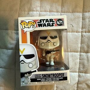 Funko Pop Star Wars Snowtrooper Figure - White and Black